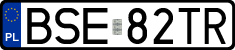 License plates of Poland, Regular car plates