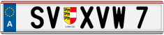 License plate of Austria, Vanity Plates
