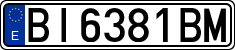 License plates of Spain, 1971 year series