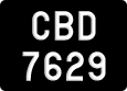 License plate of Malaysia, A(BC) 1(234)