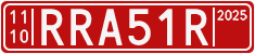 License plate of Sweden, Transit plates