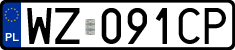 License plates of Poland, Regular car plates