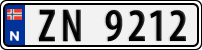 License plate of Norway, Trailers, motorcycles, special vehicles