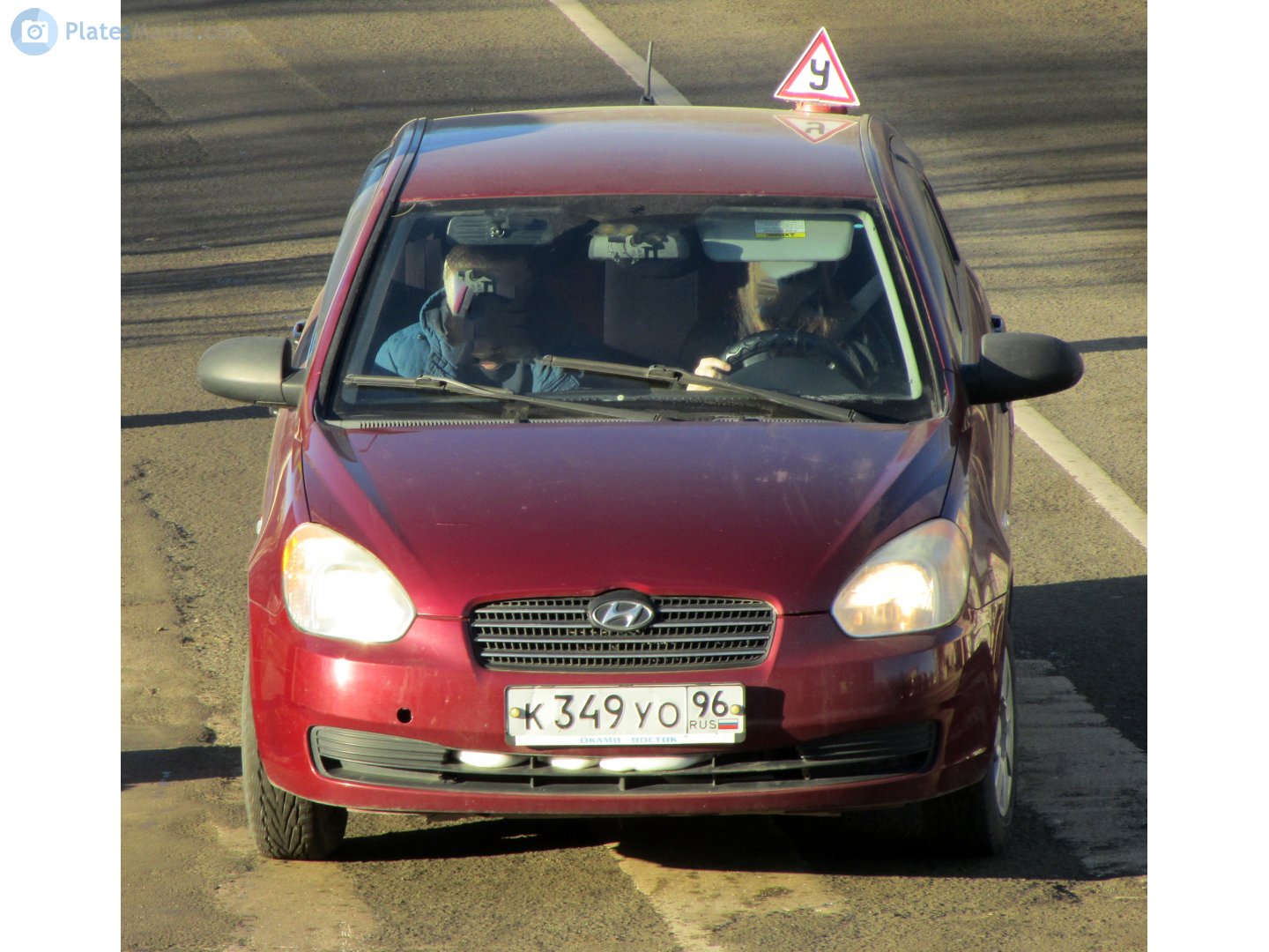 к 349 уо 96, Hyundai Verna 2nd gen Sedan (MC), 2005–2009