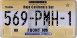 Baja California Sur, Border zone (000-AAA-0)