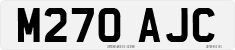 License plate of the United Kingdom, 1983 year system