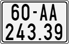 License plate of Vietnam, Motorcycles