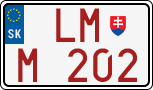 License plate of Slovakia, Dealer