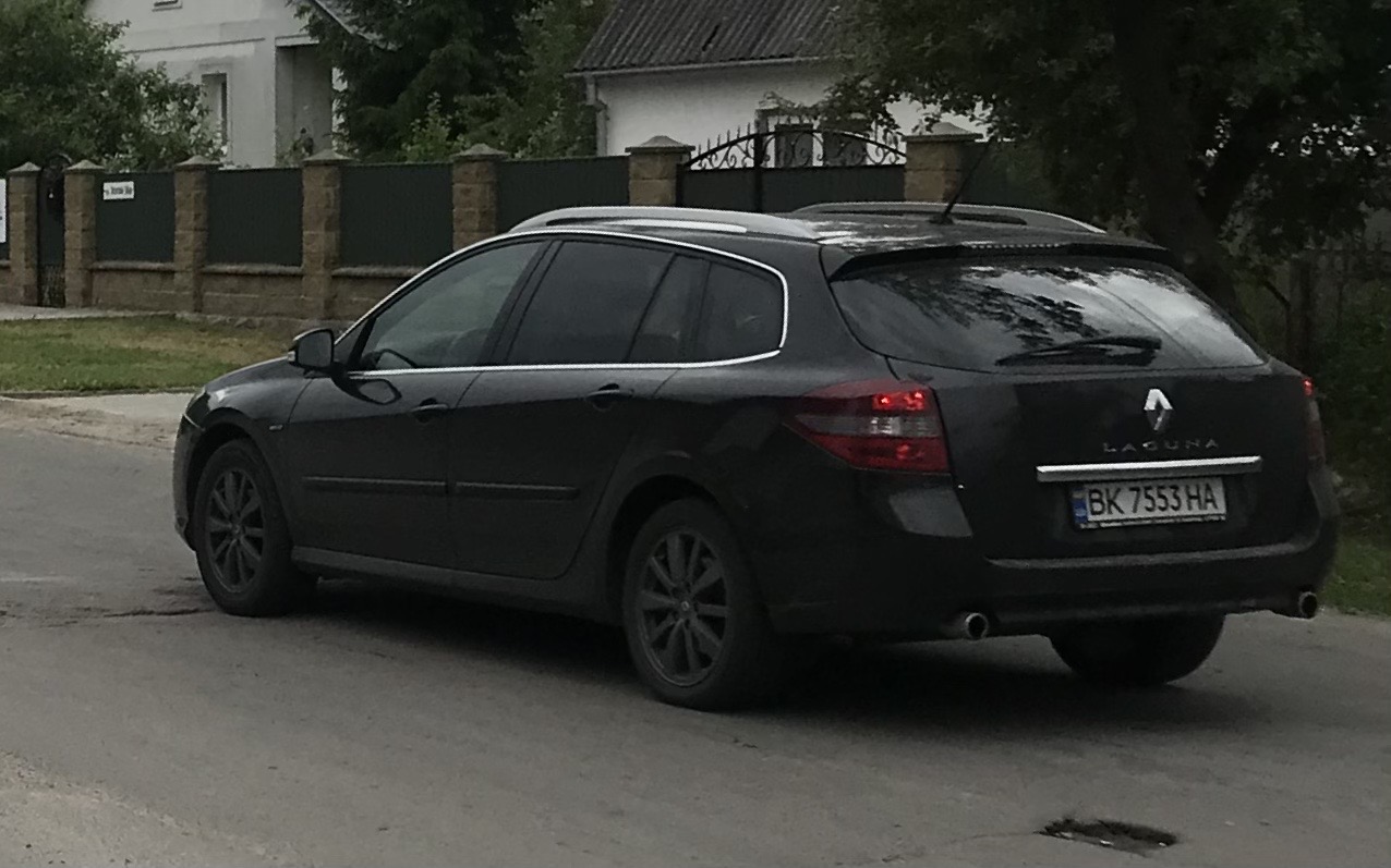 BK 7553 HA, Renault Laguna 3rd gen Sport Tourer (X91), 2007–2015