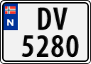 License plate of Norway, Trailers, motorcycles, special vehicles