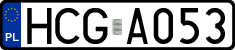 License plates of Poland, Authorities