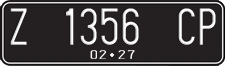 License plate of Indonesia, Regular plates