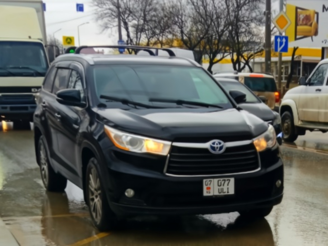 07 077 ULI, Toyota Highlander 3rd gen (XU50), facelift, 2016–2020