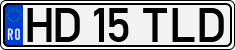 License plate of Romania, Regular plates