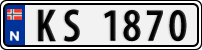 License plate of Norway, Trailers, motorcycles, special vehicles