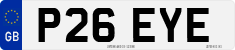 License plate of the United Kingdom, 1983 year system