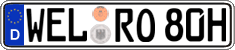 German license plate, Plates for oldtimers (type 