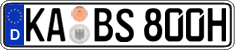 German license plate, Plates for oldtimers (type 