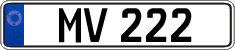 Non-recognized and partially recognized states, Regular plates (AB 123)