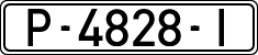 License plates of Spain, 1971 year series