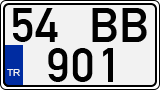 License plate of Turkey, Regular plates