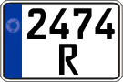 Non-recognized and partially recognized states, Trailers (1234 R)