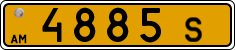 License plate of Armenia, Public transport