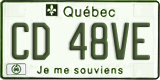 Quebec, Diplomatic (CC/CD 1234)