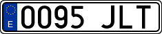 License plates of Spain, Ordinary (2000)