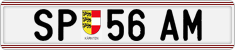 License plate of Austria, Regular plates