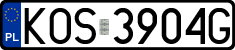 License plates of Poland, Regular car plates