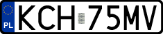 License plates of Poland, Regular car plates