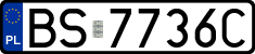 License plates of Poland, Regular car plates
