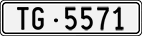 License plate of Switzerland, Cars