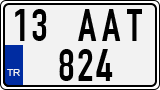 License plate of Turkey, Regular plates