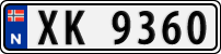 License plate of Norway, Trailers, motorcycles, special vehicles