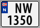 License plate of Norway, Trailers, motorcycles, special vehicles