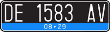 License plate of Indonesia, Regular plates