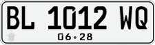 License plate of Indonesia, Regular plates