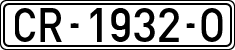 License plates of Spain, 1971 year series