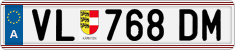 License plate of Austria, Regular plates