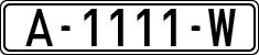 License plates of Spain, 1971 year series