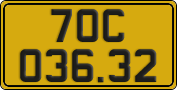 License plate of Vietnam, Commercial vehicles