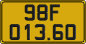 License plate of Vietnam, Commercial vehicles