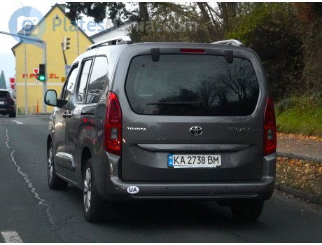 KA 2738 BM, Toyota ProAce City