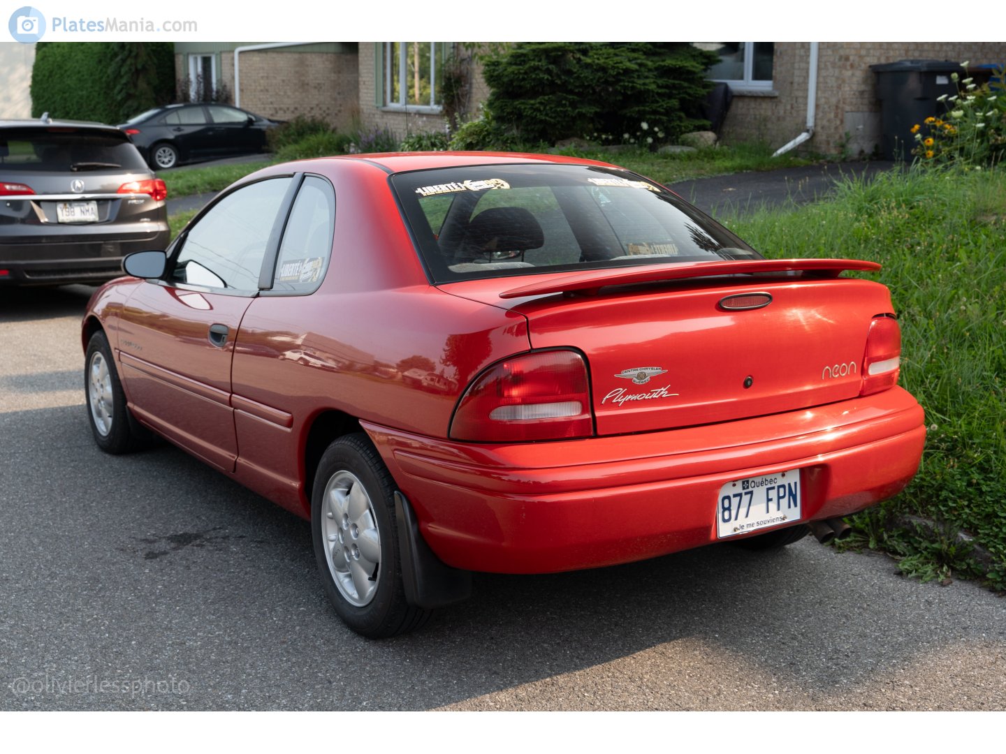 877 FPN, Plymouth Neon 1st gen Coupé (PL), 1993–1999