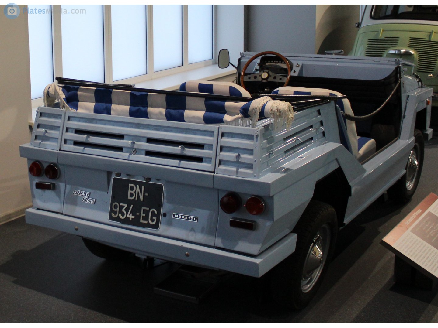 BN-934-EG, FIAT 500 1st gen Moretti Minimaxi, 1970–1973