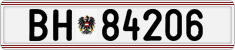 License plate of Austria, Official services and consulates