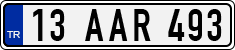 License plate of Turkey, Regular plates