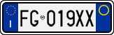 License plate of Italy, Cars (1994 year series)